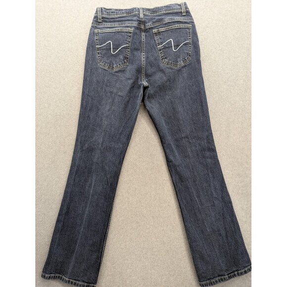 Vintage Zena Jeans Womens 8 Blue Denim Stretch Straight Leg 2000s 814-0118-54 - Picture 9 of 14